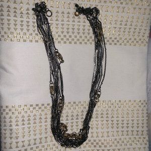 J.Crew Gunmetal Chain Necklace